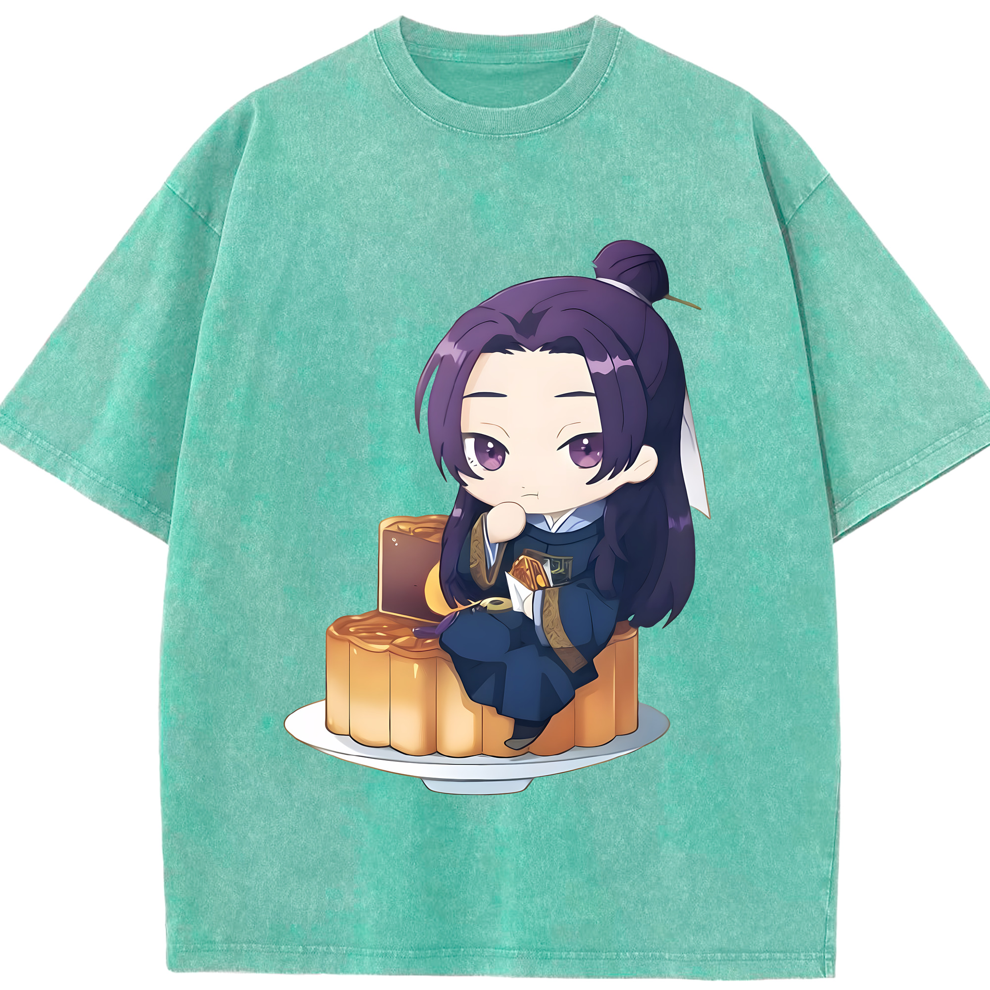 （画像用） 薬屋のひとりごと The Apothecary Diaries 綿100% ヴィンテージ風 半袖Tシャツ（フロントプリント）